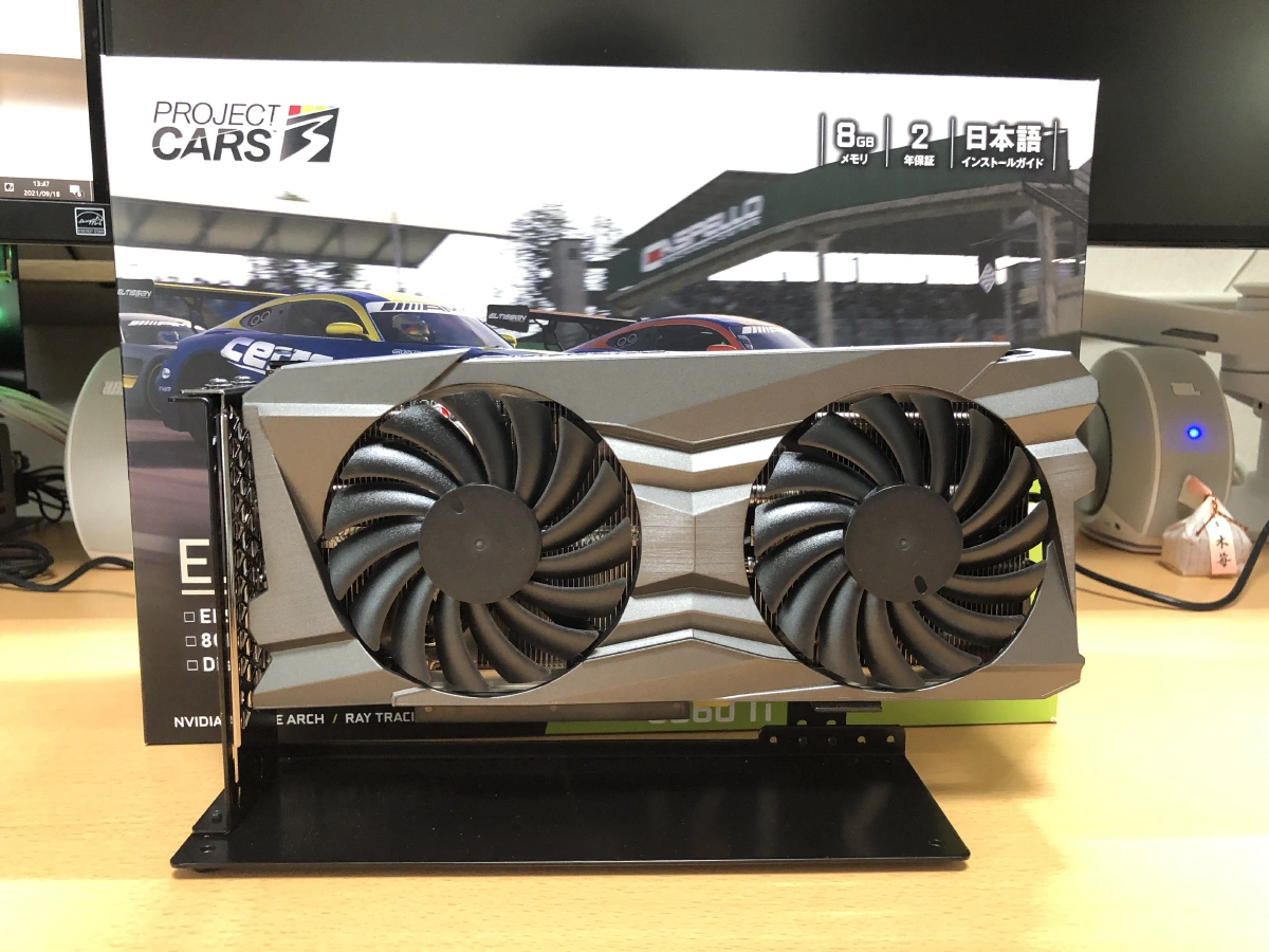 Cover image for nVidia RTX3060ti にビデオカードを買い替えました
