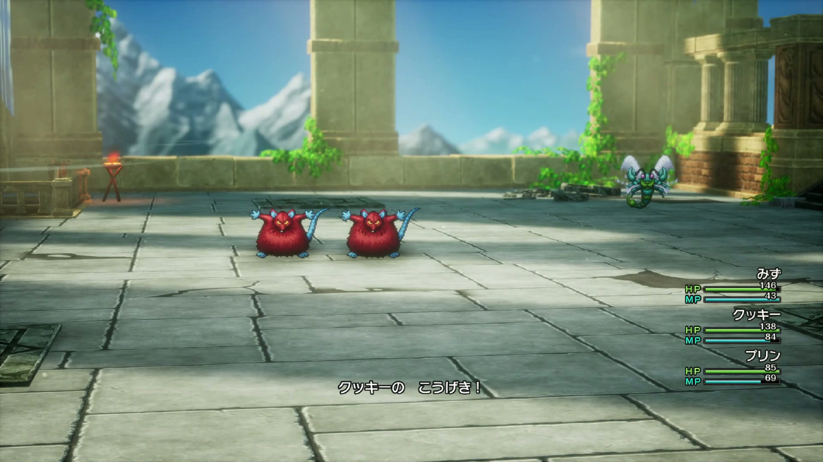 遺跡での小手調べ