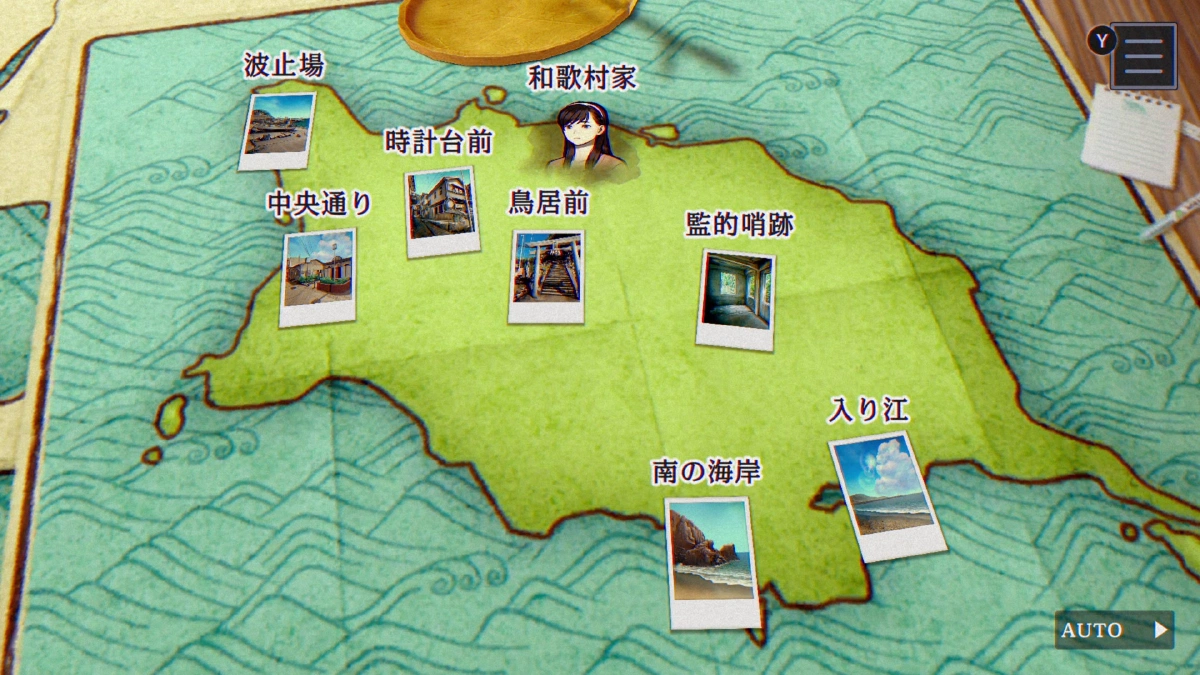 島内の調査地点マップ